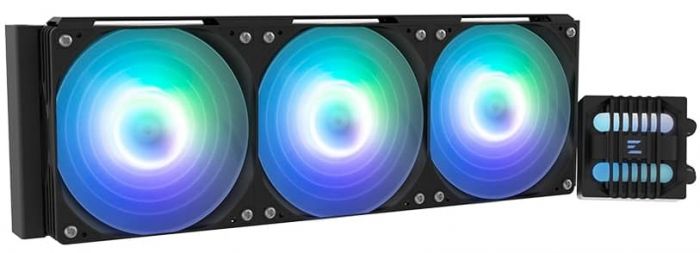 Система рідинного оxолодження  Zalman Alpha 2SE A236ARGB, LGA1851, 1700, 1200, 115x, AM5, AM4, TDP 350W, чорний