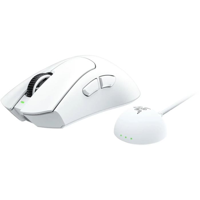 Миша Razer DeathAdder V4 Pro Gen-2, RGB, USB-A/WL/BT, білий