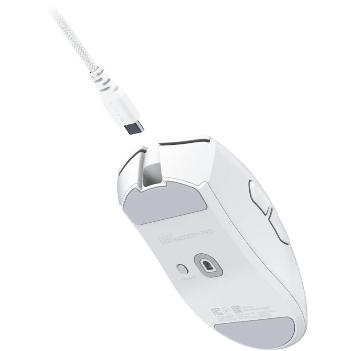 Миша Razer DeathAdder V4 Pro Gen-2, RGB, USB-A/WL/BT, білий