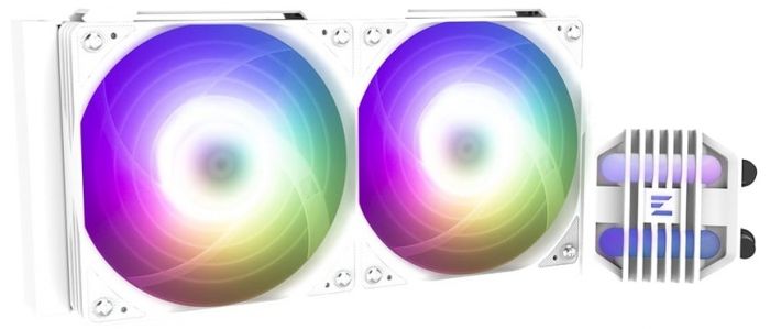 Система рідинного оxолодження  Zalman Alpha 2SE A24 ARGB, LGA1851, 1700, 1200, 115x, AM5, AM4, TDP 320W, білий