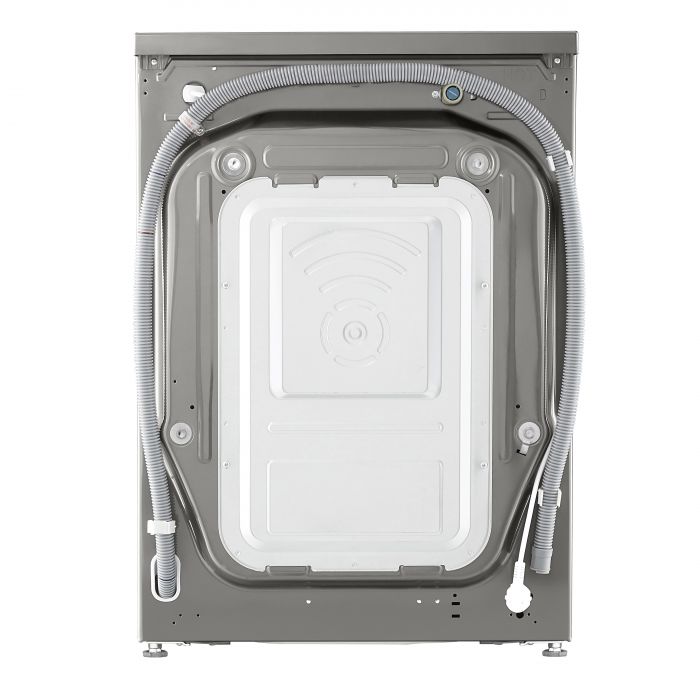 Пральна машина LG фронтальна, 11кг, 1400, A, 57см, дисплей, пара, інвертор, сріблястий