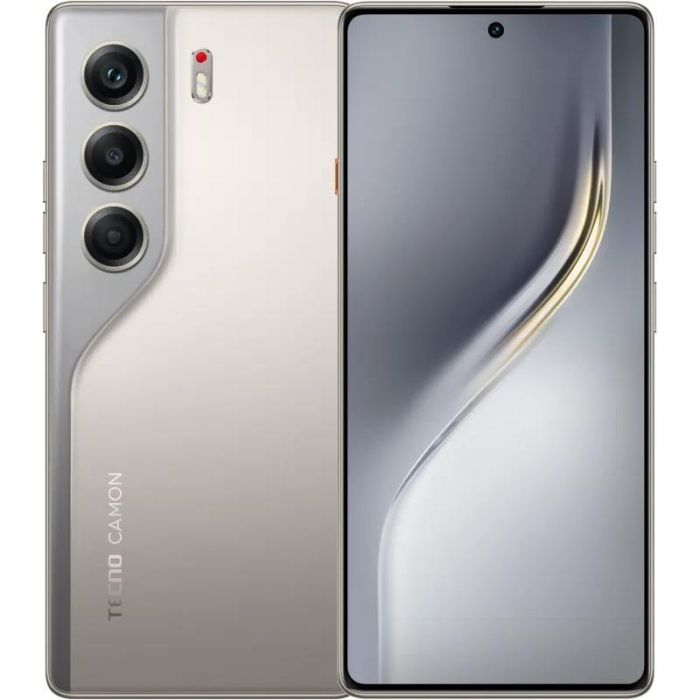 Смартфон TECNO Camon 40 (CM5) 6.78" 8/128ГБ, 2SIM, 5200мА•год, Sandy Titanium