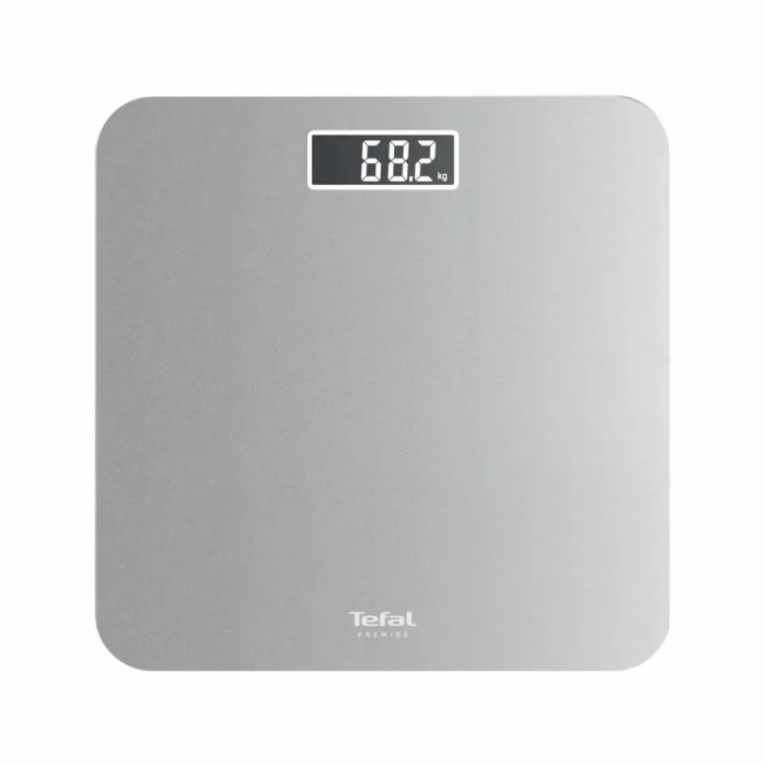 Ваги Tefal підлогові Premiss, 160кг, AAAx2 в комплекті, скло, сірий