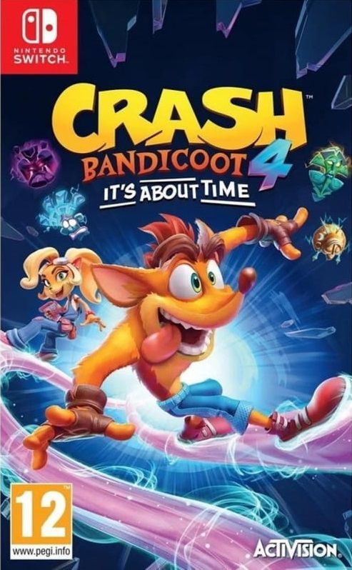 Гра консольна Switch Crash Bandicoot 4: It's About Time, картридж