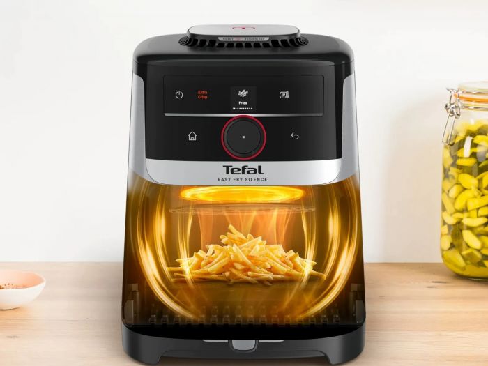 Мультипіч Tefal Easy Fry Silence Smart, 1670Вт, чаша-5л, сенсорне керув., 55 програм, пластик, сірий
