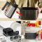 Мультипіч Tefal Easy Fry Silence Smart, 1670Вт, чаша-5л, сенсорне керув., 55 програм, пластик, сірий