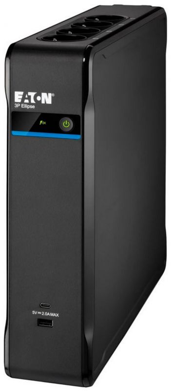 Джерело безперебійного живлення Eaton 3P Ellipse 1700VA/1040W, 2xUSB charges+USB port, 4+4xSchuko