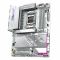 Материнська платаGIGABYTE X870E A ELITE WF7 ICE sAM5 X870 4xDDR5 M.2 HDMI DP Wi-Fi ATX білий