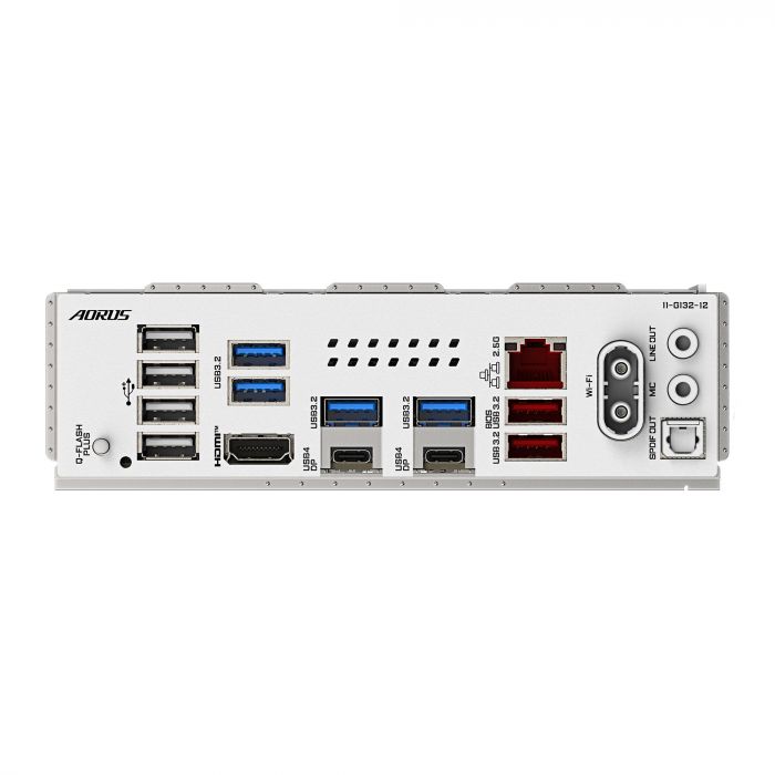 Материнська платаGIGABYTE X870E A ELITE WF7 ICE sAM5 X870 4xDDR5 M.2 HDMI DP Wi-Fi ATX білий