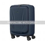 Валіза Wenger Skyon Hardside Carry-On, мала, з відсіком для н/б 16", полікарбонат, TSA, 4 колеса, розширення, USB, синій