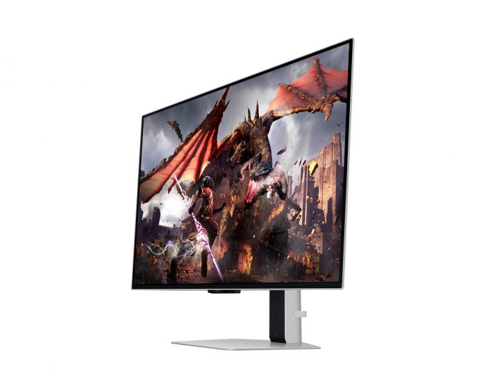 Монітор Samsung 32" Odyssey G80SD HDMI, DP, USB, Bluetooth, OLED, 3840x2160, 240Hz, 0.3ms, G-Sync Compatible