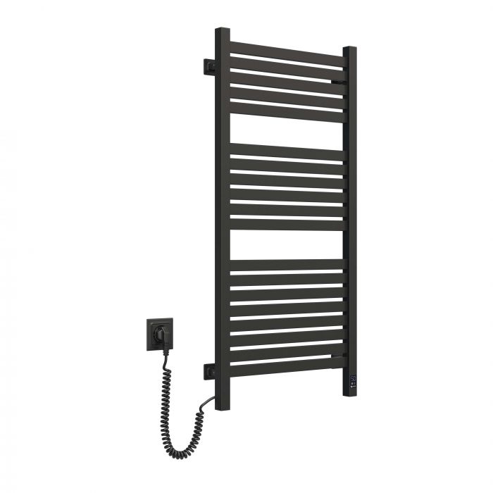Рушникосушка Navin електрична Авангард Х, 1000х480х71мм, Wi-Fi, сталь, чорний муар, ліве підключення