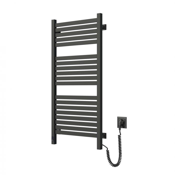 Рушникосушка Navin електрична Авангард Х, 1000х480х71мм, Wi-Fi, сталь, чорний муар, праве підключення