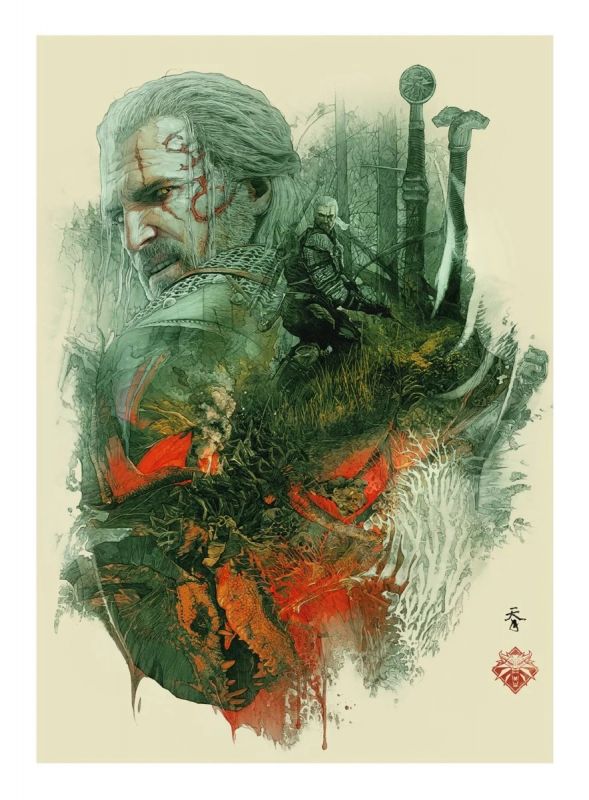 Колекція пазлів The Witcher 3: Wild Hunt (10th Anniversary Edition) 10x500 ел.