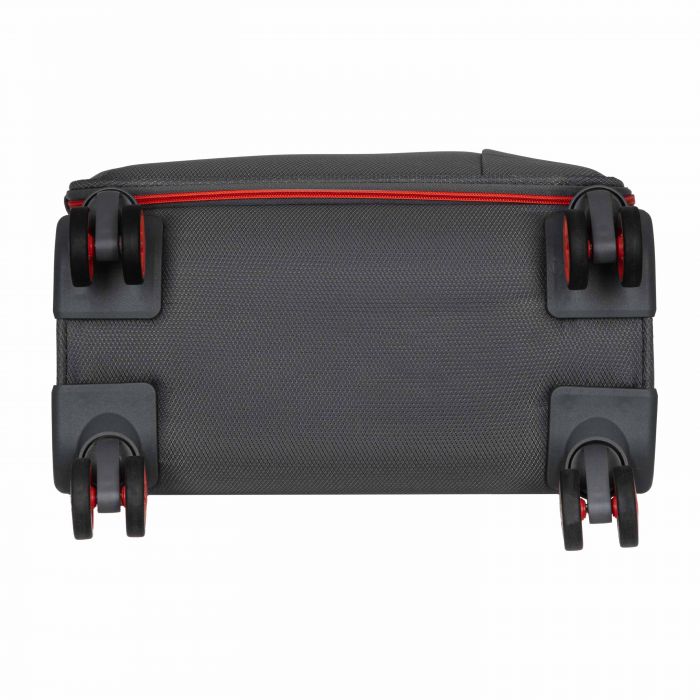 Валіза 2E, Trek, поліестер, мала, 35л, TSA, 4 колеса, сірий