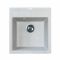 Мийка кухонна Adamant Brick, штучний камінь, квадрат, без крила, 460x515x200мм, чаша - 1, врізна, Old stone