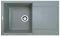 Мийка кухонна Adamant Horizon, штучний камінь, прямокут., з крилом, 780х495х230мм, чаша - 1, врізна, сірий