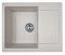 Мийка кухонна Adamant Minimal, штучний камінь, прямокут., з крилом, 615х495х200мм, чаша - 1, врізна, Avena