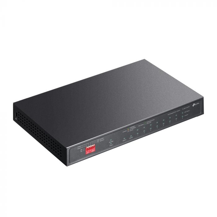 Комутатор TP-LINK  TL-SG1210PP 10xGE (PoE), 1xSFP, 123Вт, Некерований