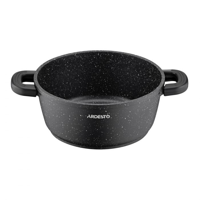 Набір посуду ARDESTO Gemini Anzio, 6 предметів, алюміній, чорний