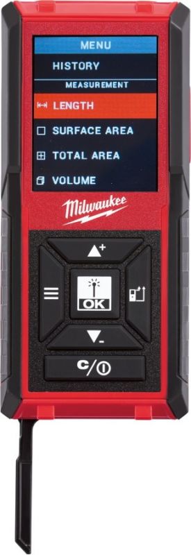 Далекомір лазерний Milwaukee LDM45, 0.05-45м, ±2мм, 2AАA IP54 0.11кг