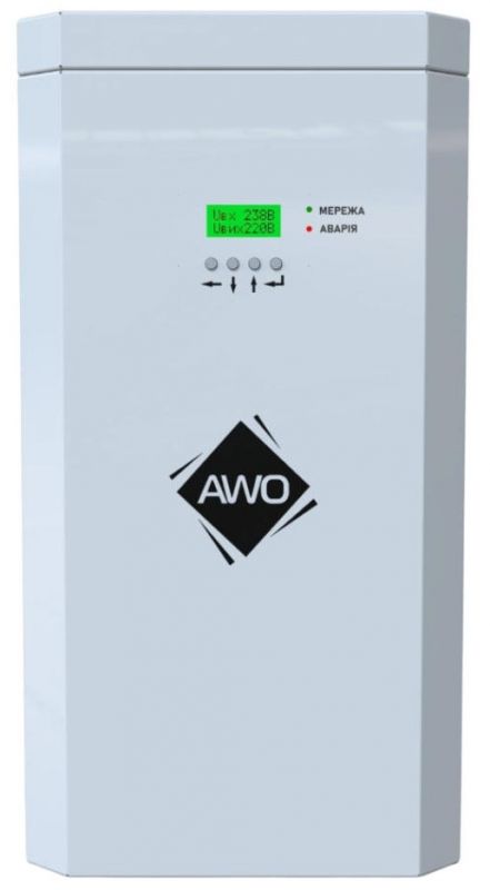 Стабілізатор напруги Awattom New Silver - 7.0кВт, однофазний