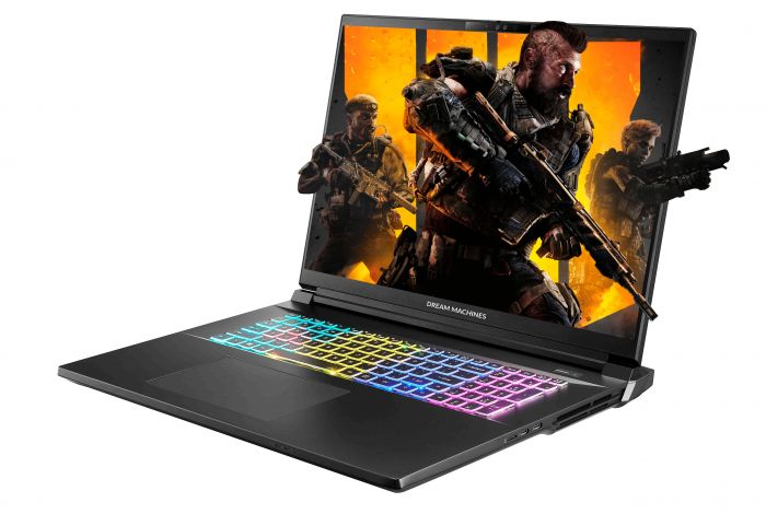 Ноутбук Dream Machines RX5090-18 18UHD+, Intel U9-275HX, 32GB, F2TB, NVD5090-24, DOS, чорний
