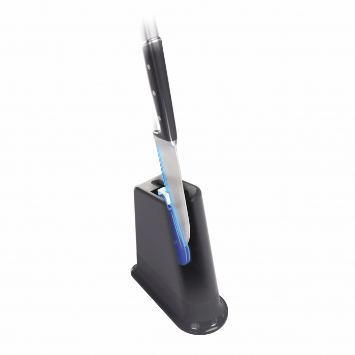 Кухонний ніж шеф-кухаря Tefal EverSharp, 2предмети, 16.5см, нержавіюча сталь, бакеліт, чорний