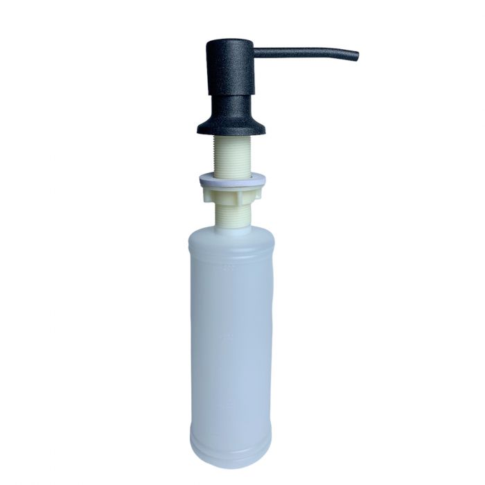 Набір кухонний Adamant Similar, штучний камінь, прямокут., без крила, 885x505x230мм, чаша - 2, врізна, графіт + змішувач + дозатор + ополіскувач склянок + коландер