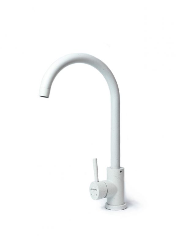 Набір кухонний Adamant Minimal, штучний камінь, прямокут., з крилом, 615х495х200мм, чаша - 1, врізна, Old stone + змішувач та дозатор