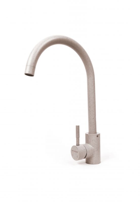 Набір кухонний Adamant Horizon, штучний камінь, прямокут., з крилом, 780х495х230мм, чаша - 1, врізна, Avena + змішувач та дозатор