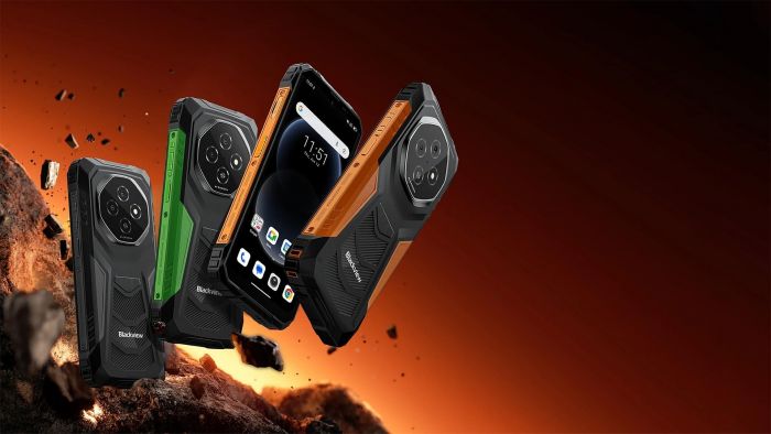 Смартфон Blackview FORT 1 6.56" 6/256ГБ, 2SIM, 10000мА•год, чорний UA