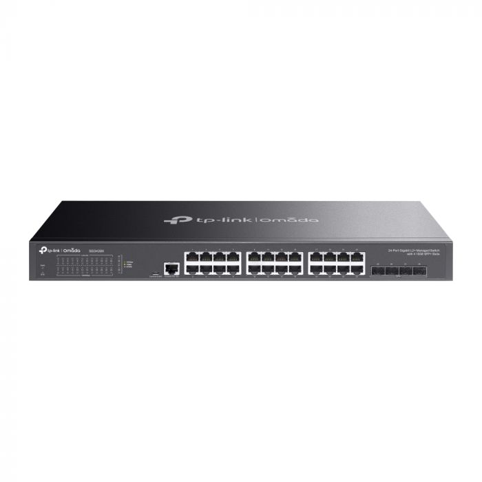 Комутатор TP-LINK SG3428X 24xGE, 4xSFP+, Керований L2