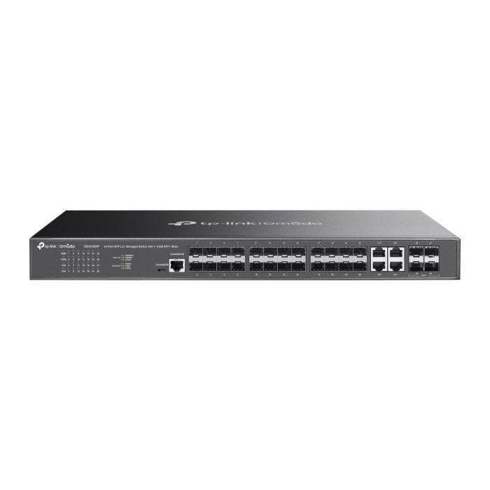 Комутатор TP-LINK SG3428XF 24xSFP, 4xSFP+, Керований L2