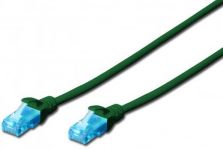 Патч-корд 2E CAT 5e, UTP, 5м, 26AWG, RJ45, 7/0.16, Cu, LSZH, зелений