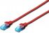Патч-корд 2E CAT 5e, UTP, 1м, 26AWG, RJ45, 7/0.16, Cu, LSZH, червоний