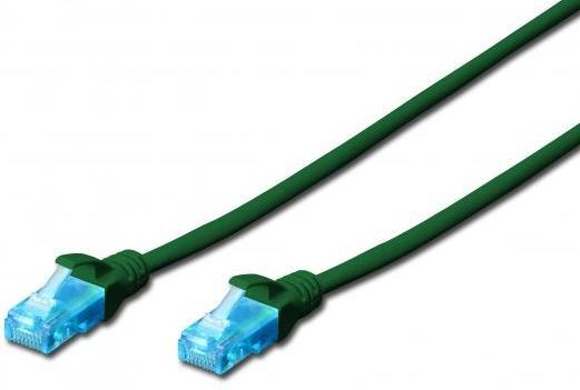 Патч-корд 2E CAT 5e, UTP, 1м, 26AWG, RJ45, 7/0.16, Cu, LSZH, зелений