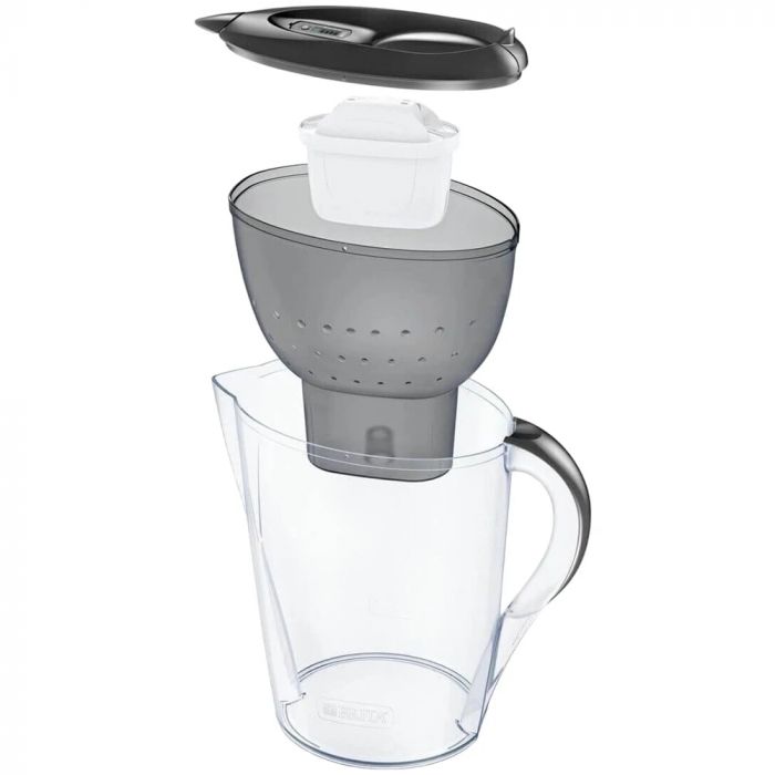 Фільтр-глечик Brita Marella XL Memo MXPro 3.5л (2л очищеної води) з фільтр-картриджем, сірий