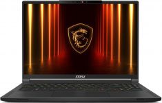 Ноутбук MSI Stealth A16 AI+ A3XWIG-068UA 16" QHD+, AMD AI 9 HX 370, 32GB, F1TB, NVD5080-16, W11, чорний