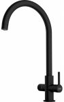 Змішувач для кухні Franke Lina J Clear Water 2.0, довж.виливу - 212 мм, поворотний, 1+1 фільтр, чорний матовий