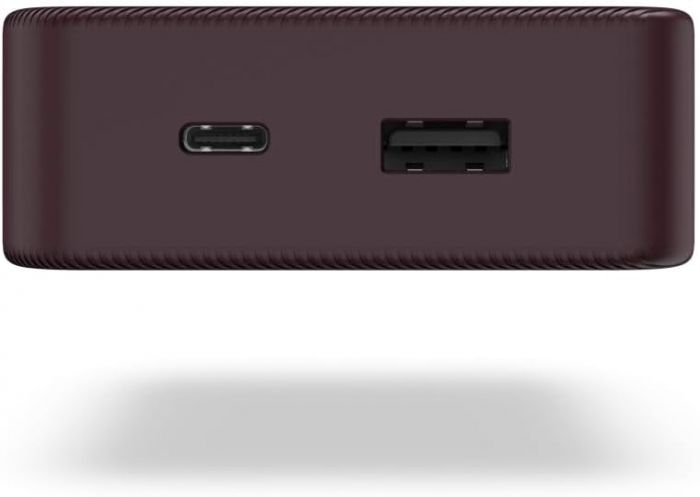 Акумулятор портативний літій-іонний Power Bank Hama 20000 мА·год, USB-C, USB-A, plum