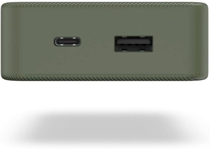 Акумулятор портативний літій-іонний Power Bank Hama 20000 мА·год, USB-C, USB-A, green