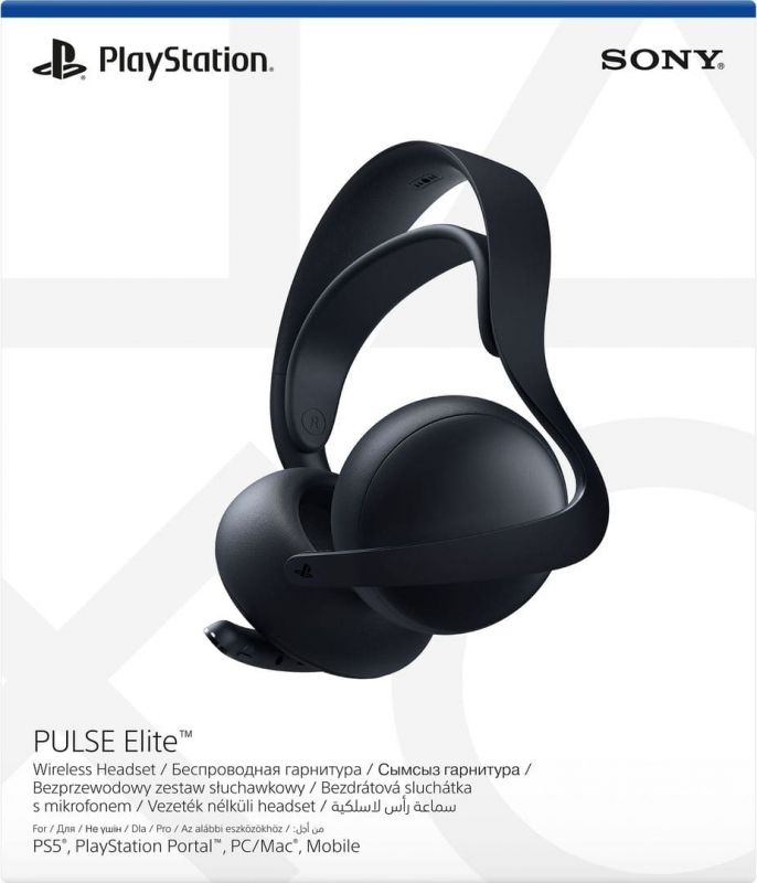 Гарнітура PlayStation PULSE Elite, WL (Чохол), Midnight Black