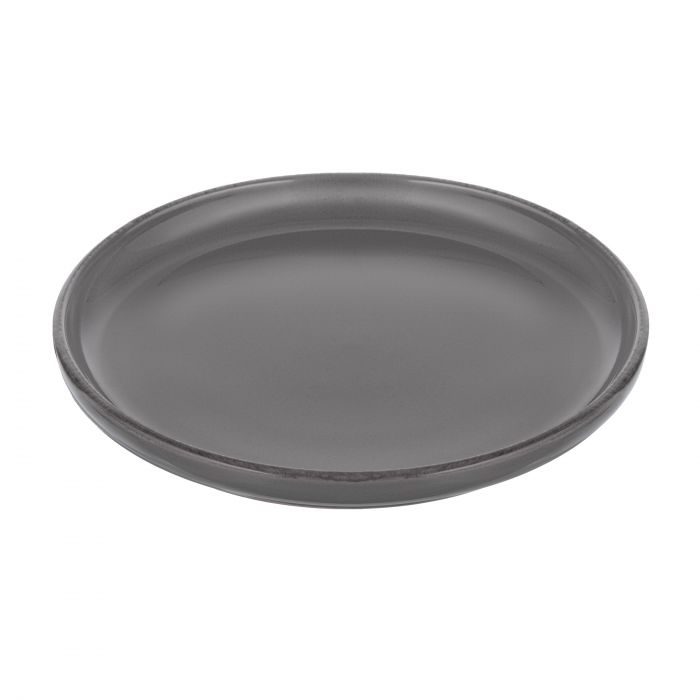 Тарілка десертна ARDESTO Lazio, 20.5см, кераміка, сірий темний