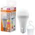 Лампа OSRAM LED E27 8Вт 806Лм 2700К A60 акумуляторна
