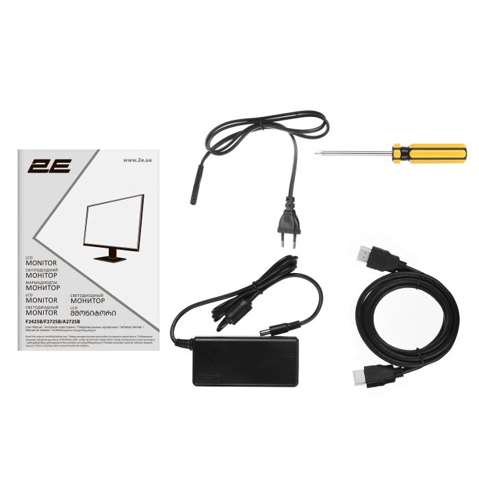 Монітор 2E 27" A2725B D-Sub, HDMI, VA, 100Hz