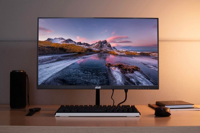 Монітор 2E 23.8" D2425B D-Sub, HDMI, MM, IPS, 100Hz, FreeSync