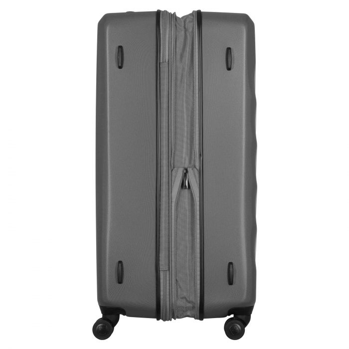 Валіза Wenger, Motion, полікарбонат, гігант, 81см, 135/157л, TSA, 4 колеса, сірий