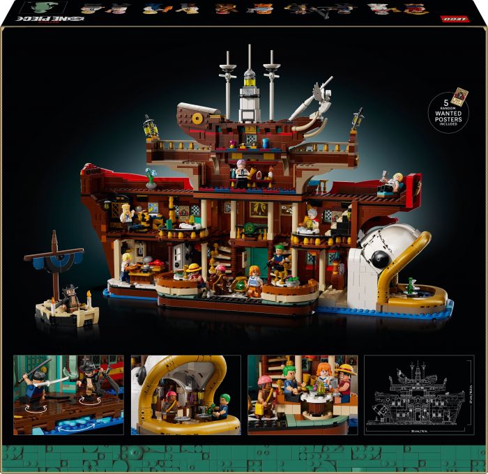 Конструктор LEGO ONE PIECE Плавучий ресторан «Бараті»