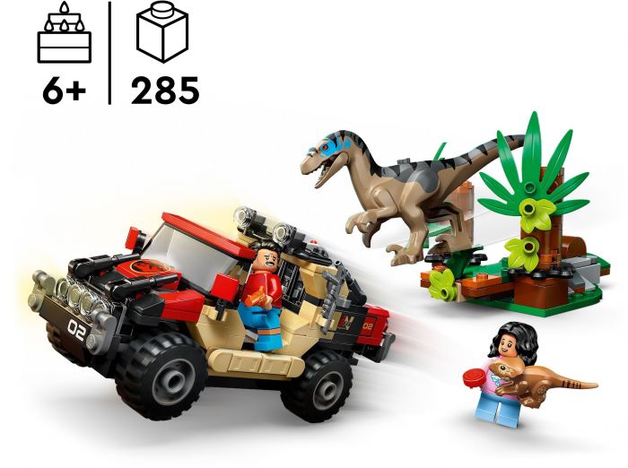 Конструктор LEGO Jurassic World Втеча по бездоріжжю від раптора